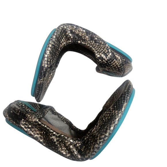 Tieks Gavriela Leather Snakeskin Ballet Flats Women's 5 - Picture 8 of 9